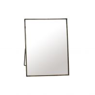 PTMD Wade Iron Brass Antique Mirror On Frame