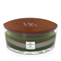 WoodWick Trilogy Mountain Trail elipse candle