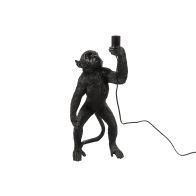 Countryfield tafellamp aap staand 65,5 cm zwart