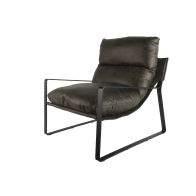 Countryfield fauteuil Caranza donker grijs