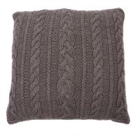 In The Mood Kussen Knitted 45cm Antraciet