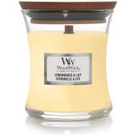 WoodWick Lemongrass & lily mini candle