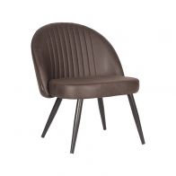 Label51 fauteuil Enzo antraciet
