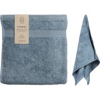 Handdoek zware kwaliteit 50x100 cm lichtblauw