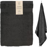 Handdoek zware kwaliteit 70x140 cm antraciet