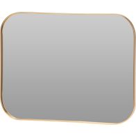 Spiegel rechthoek 45x35 cm goud