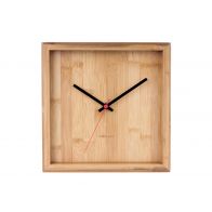 Karlsson Wall Clock Franky Bamboo